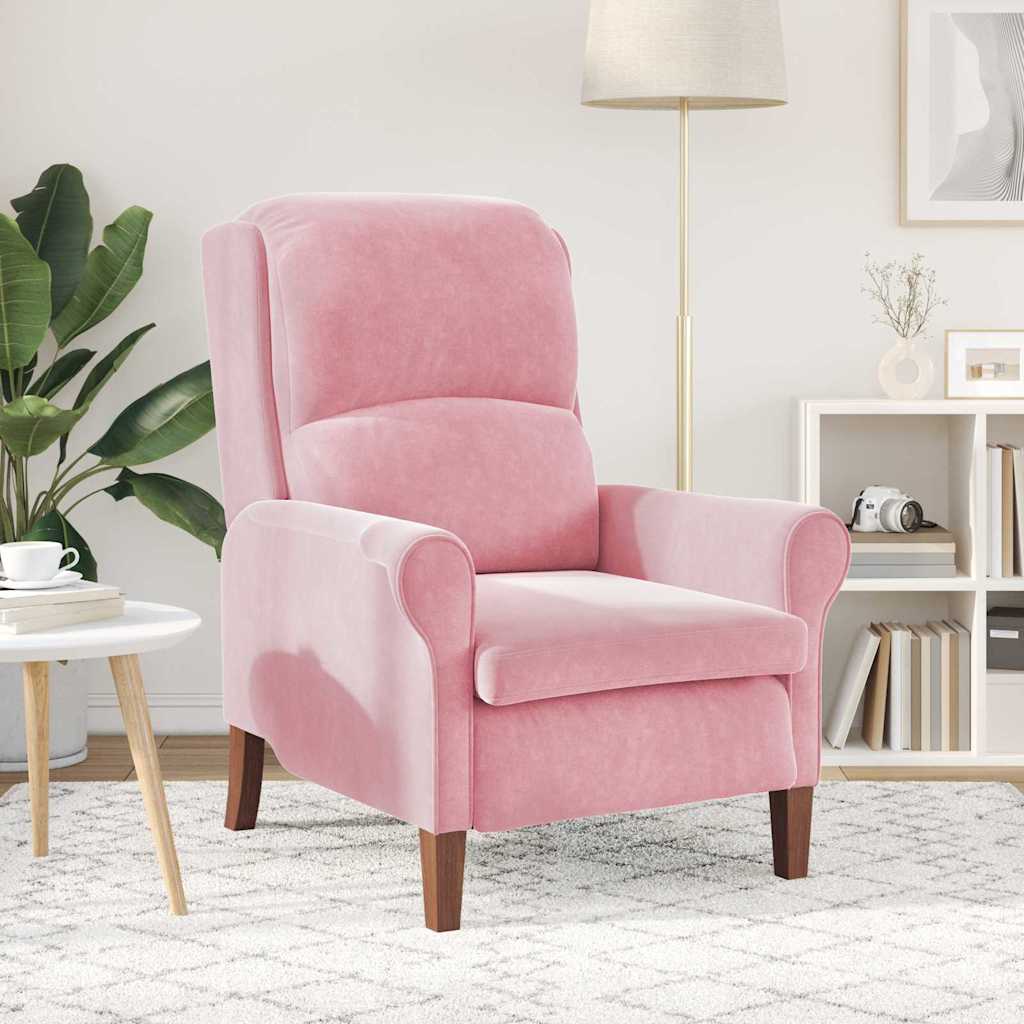 poltrona Rosa Veludo — foto 3