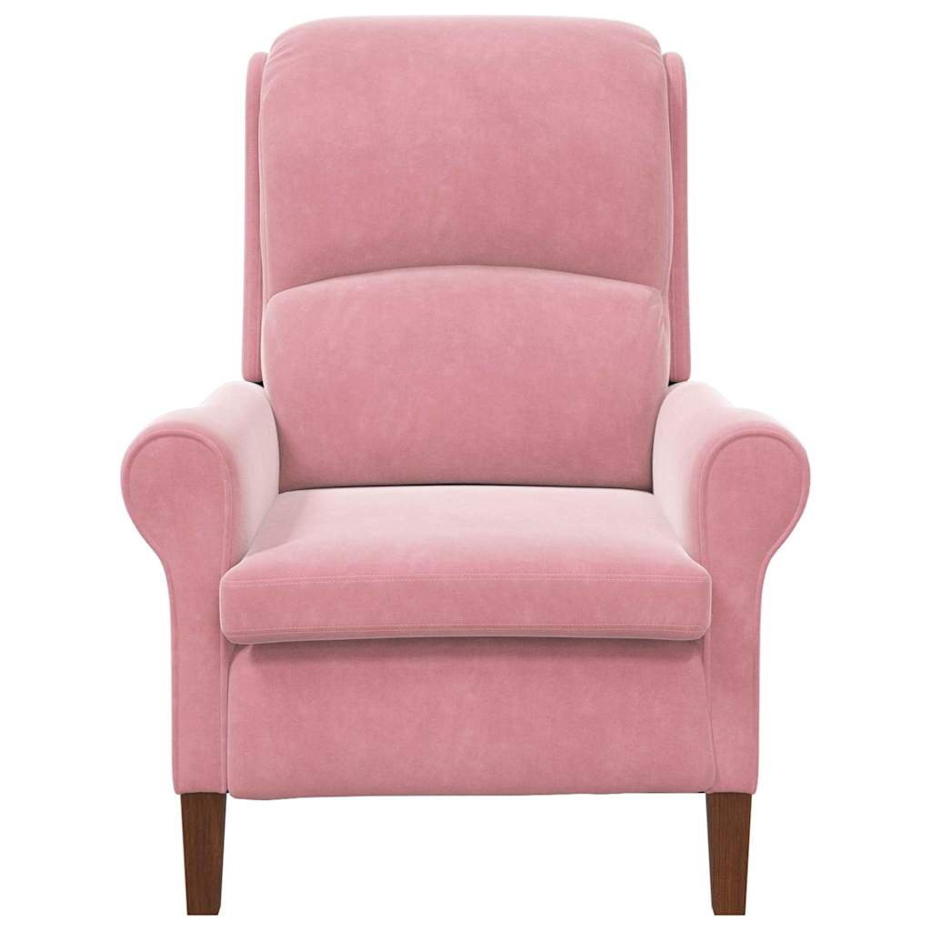 poltrona Rosa Veludo — foto 4