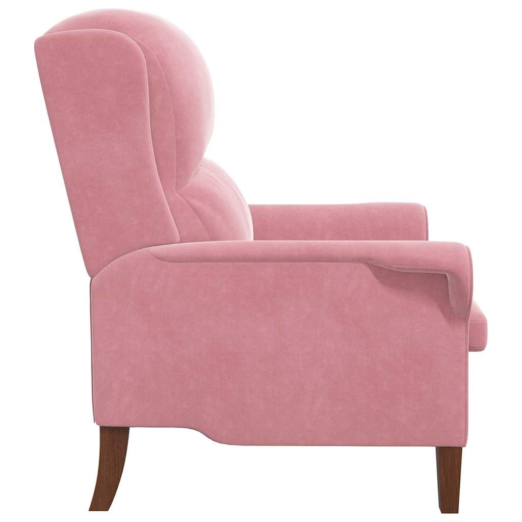 poltrona Rosa Veludo — foto 5