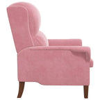 poltrona Rosa Veludo — foto 5