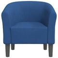 Poltrona tecido azul — foto 2