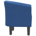 Poltrona tecido azul — foto 3