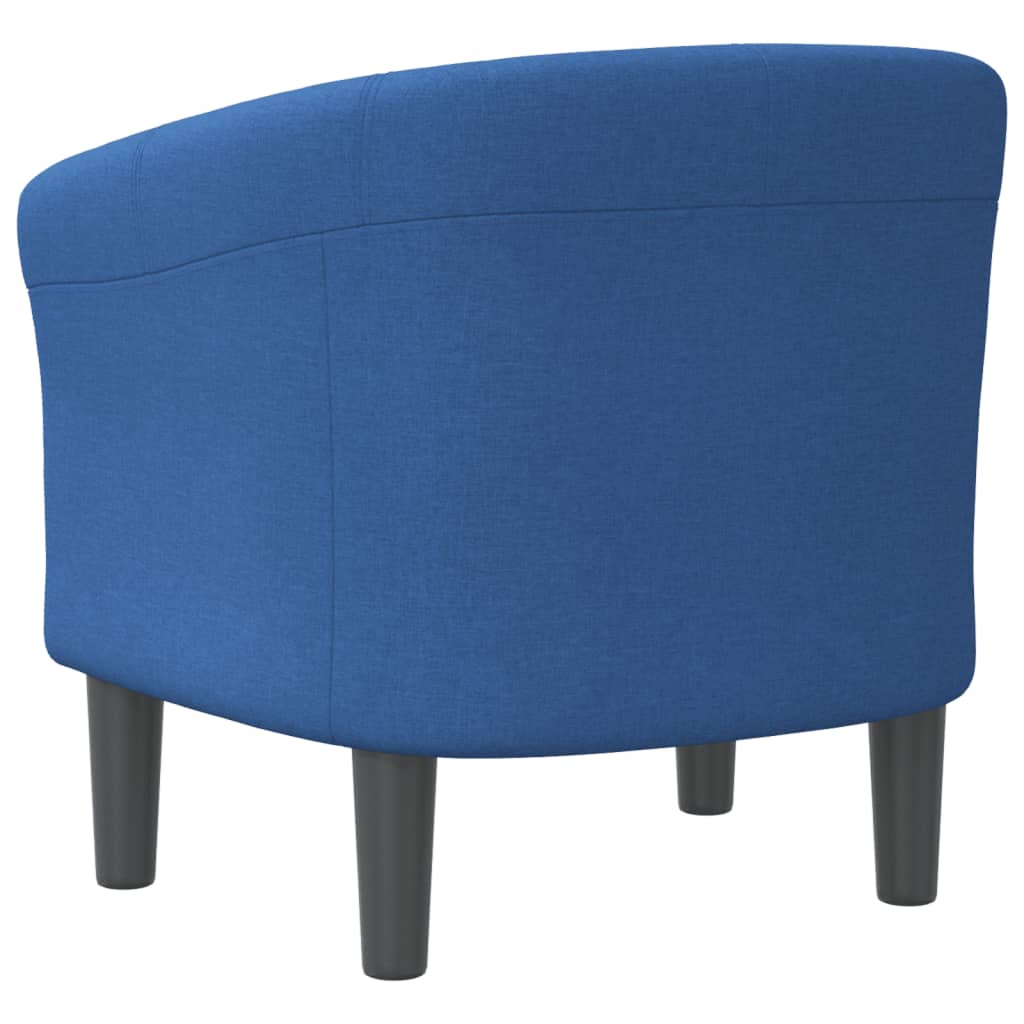 Poltrona tecido azul — foto 4