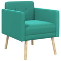 Poltrona Turquesa Veludo — foto 2