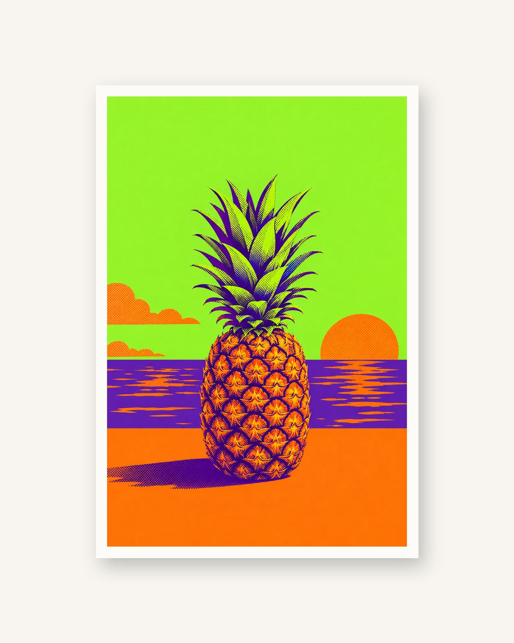 Ananás pop · Pop · Quadro pop — acabamento:poster