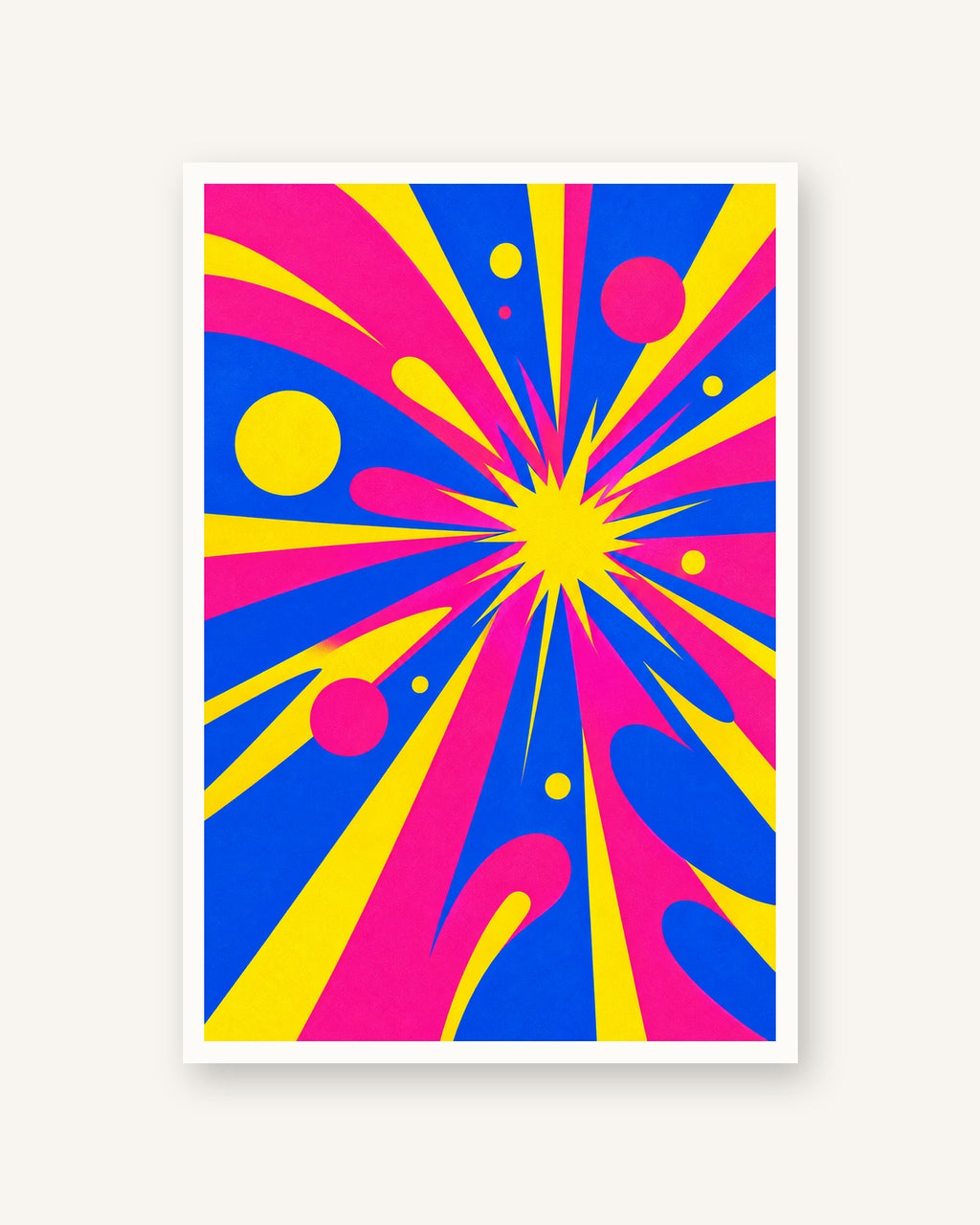 Explosão de cor · Pop · Quadro pop — acabamento:poster