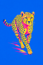 Guepardo · Pop · Quadro pop — pop-guepardo-pop_ver