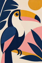 Tucano · Geométrico · Quadro pop — pop-tucano-geometrico_ver