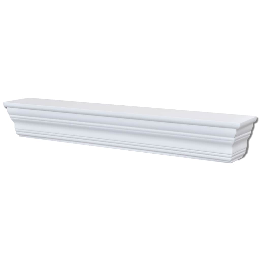 Prateleiras de parede Aaliyah 2 pcs branco — foto 2