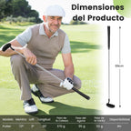 Putter Golf 89cm Cabeça Tipo Malho com Linhas Alinhamento e Capa Proteção Destros — foto 3