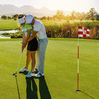 Putter Golf 89cm Cabeça Tipo Malho com Linhas Alinhamento e Capa Proteção Destros — foto 4