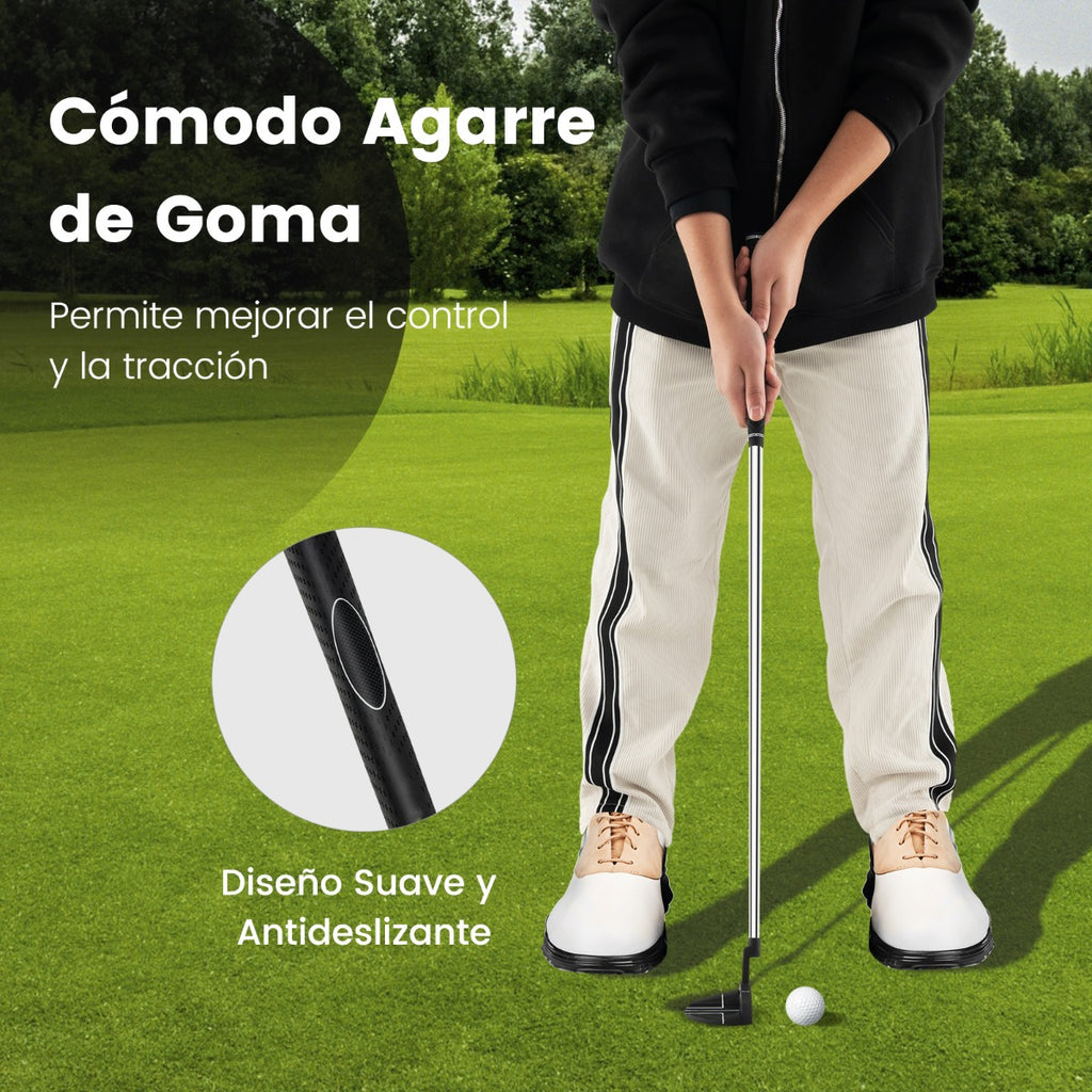 Putter Golf 89cm Cabeça Tipo Malho com Linhas Alinhamento e Capa Proteção Destros — foto 7