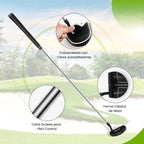 Putter Golf 89cm Cabeça Tipo Malho com Linhas Alinhamento e Capa Proteção Destros — foto 8