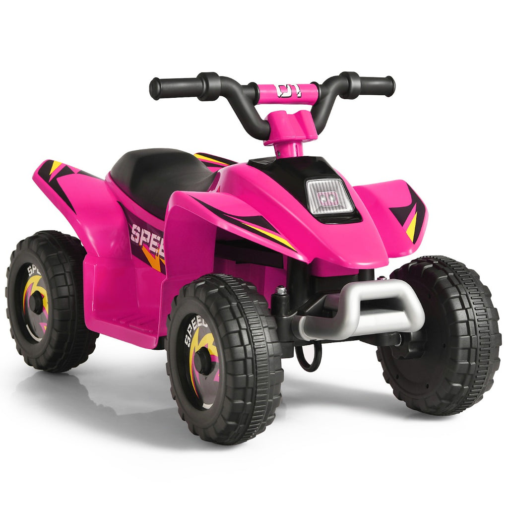 Quad Elétrico para Crianças com Design Moderno e Assento Confortável – Rosa — foto 2