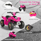 Quad Elétrico para Crianças com Design Moderno e Assento Confortável – Rosa — foto 6