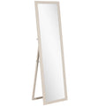 Espelho de corpo inteiro 160 x 50 cm, uso versátil, design retangular com moldura, branco — foto 1