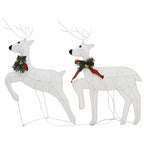 Renas de Natal 2 pcs 40 LEDs branco — foto 2
