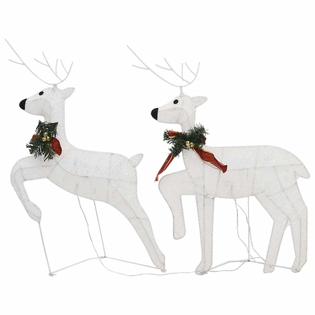 Renas de Natal 2 pcs 40 LEDs branco — foto 2