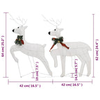Renas de Natal 2 pcs 40 LEDs branco — foto 7