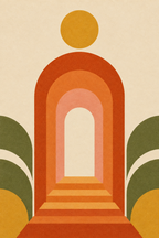 Portal · Quadro retro mid-century — retro-07_ver