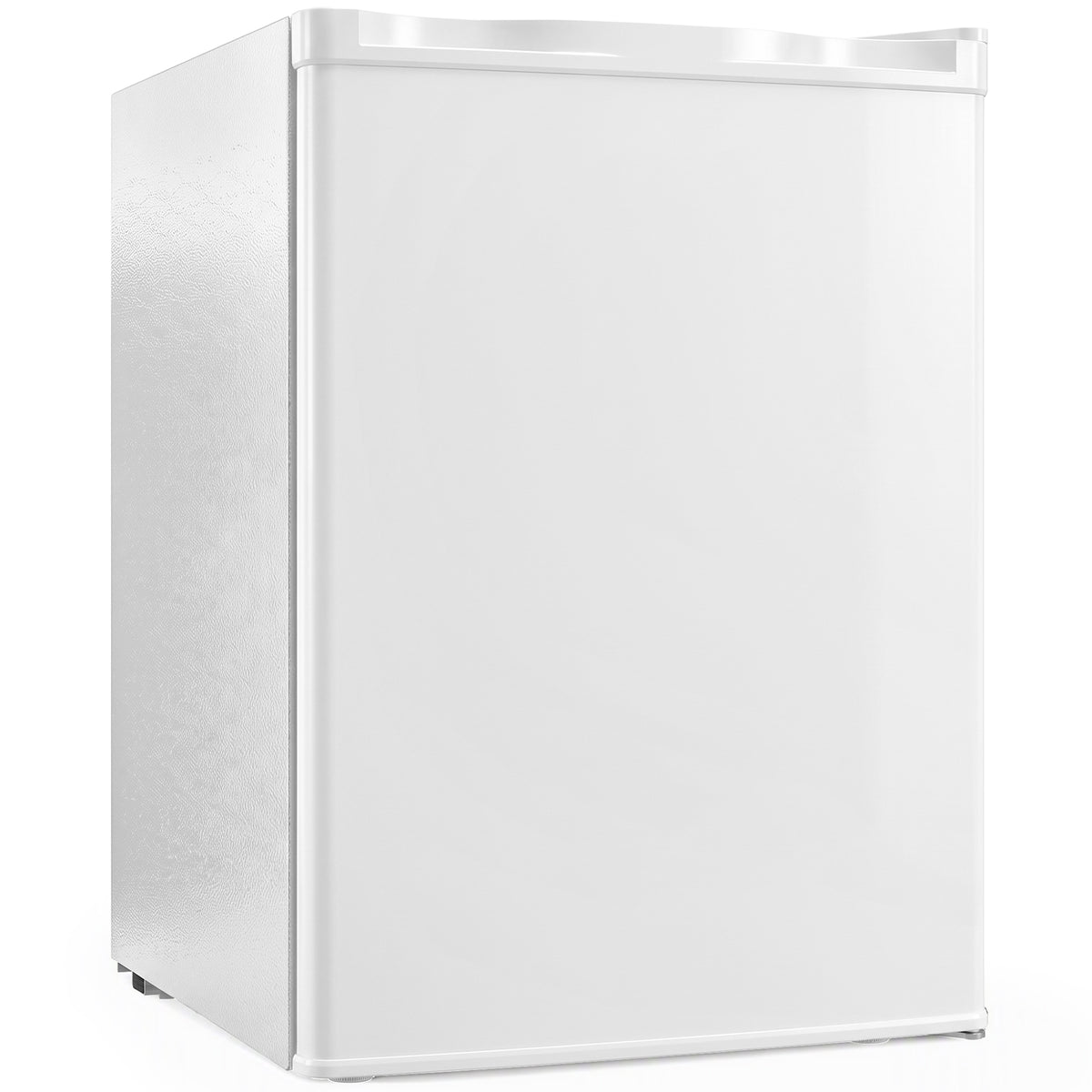 Mini Frigorífico 72,5 L com Compartimento Refrigerador, Silencioso, Porta Reversível, Termóstato Ajustável, Prateleira Ajustável e Gaveta, Branco — foto 1