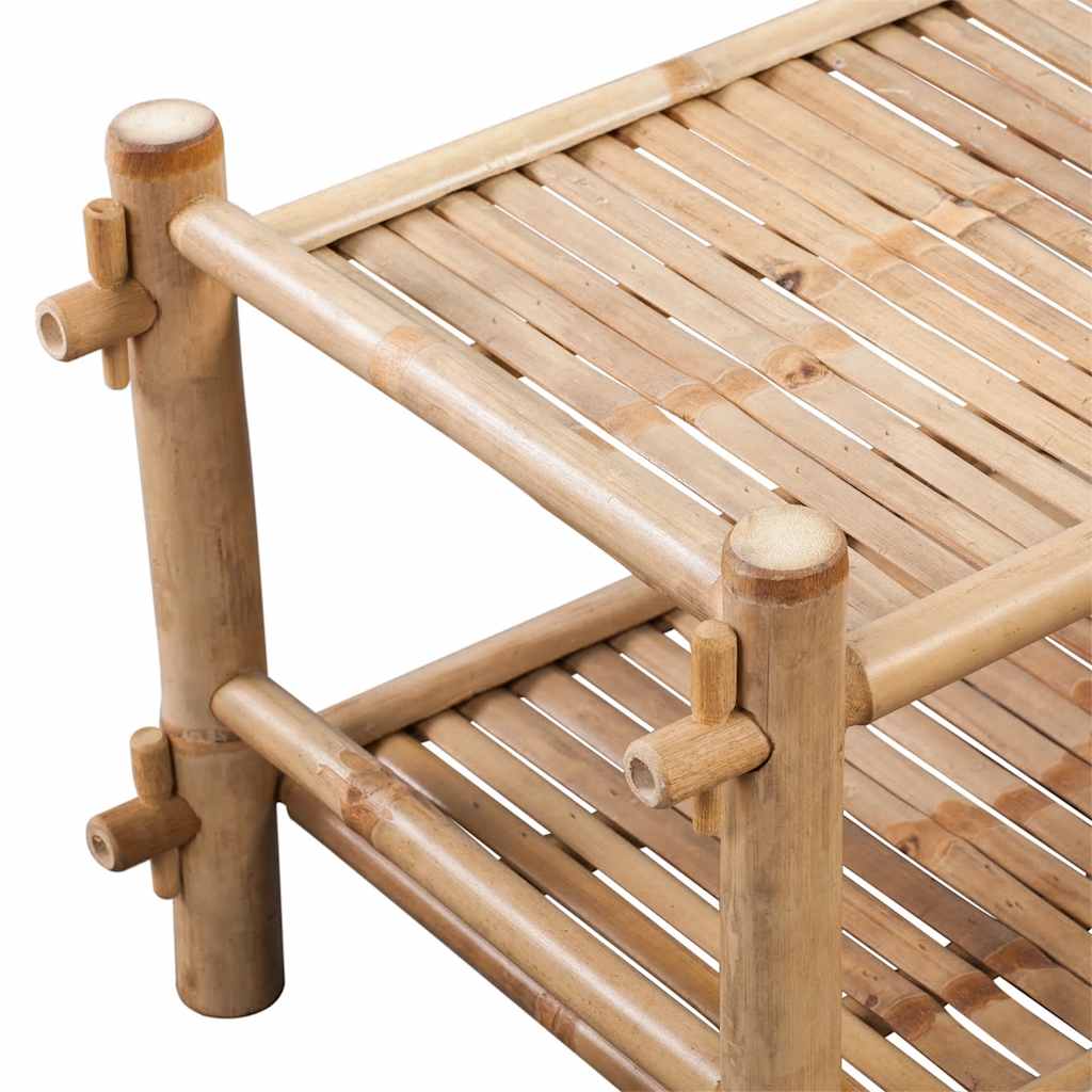 Sapateira com 2 prateleiras bambu — foto 4
