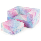 Sofá Infantil Modular Luminescente com Almofada e Funda Lavável para Crianças 3+ — foto 2