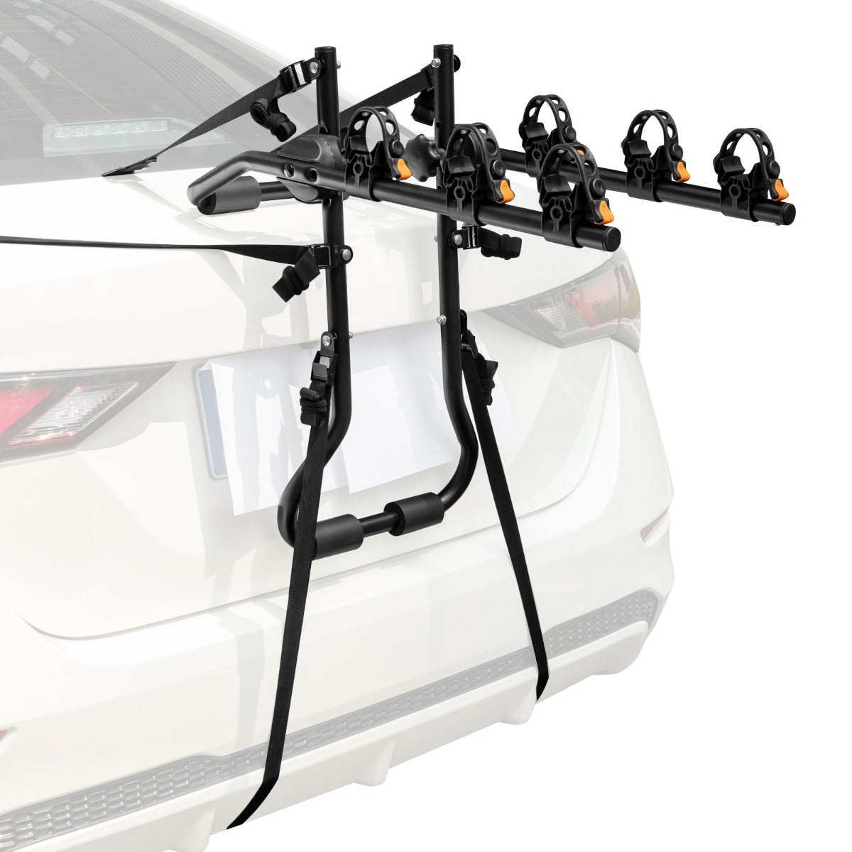 Suporte para Maletero 3 Bicicletas com Ângulo e Comprimento Ajustáveis — foto 2
