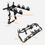 Suporte para Maletero 3 Bicicletas com Ângulo e Comprimento Ajustáveis — foto 3