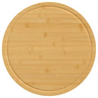 Tábua de cortar Ø40x1,5 cm bambu — foto 4