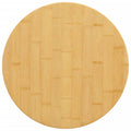 Tampo de mesa Ø50x4 cm bambu — foto 1