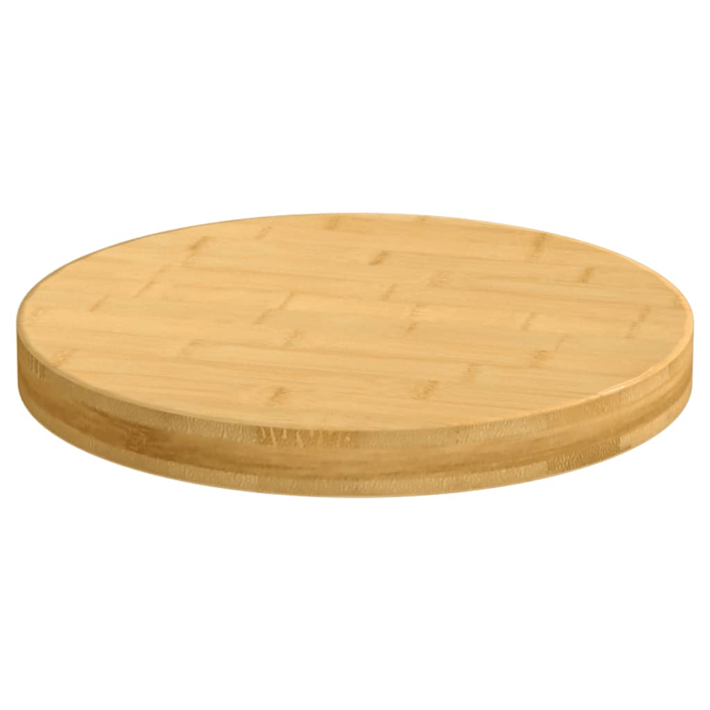 Tampo de mesa Ø50x4 cm bambu — foto 2