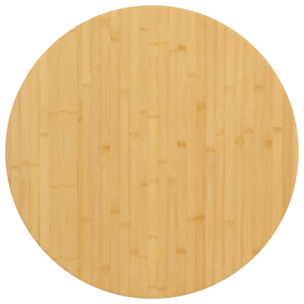 Tampo de mesa Ø70x4 cm bambu — foto 1