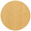 Tampo de mesa Ø90x2,5 cm bambu — foto 1