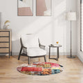 Tapete lavável φ120 cm patchwork multicor — foto 1