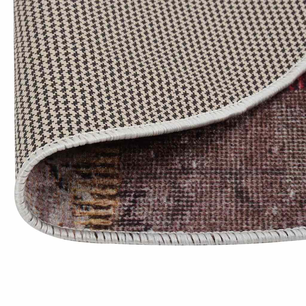 Tapete lavável φ120 cm patchwork multicor — foto 3