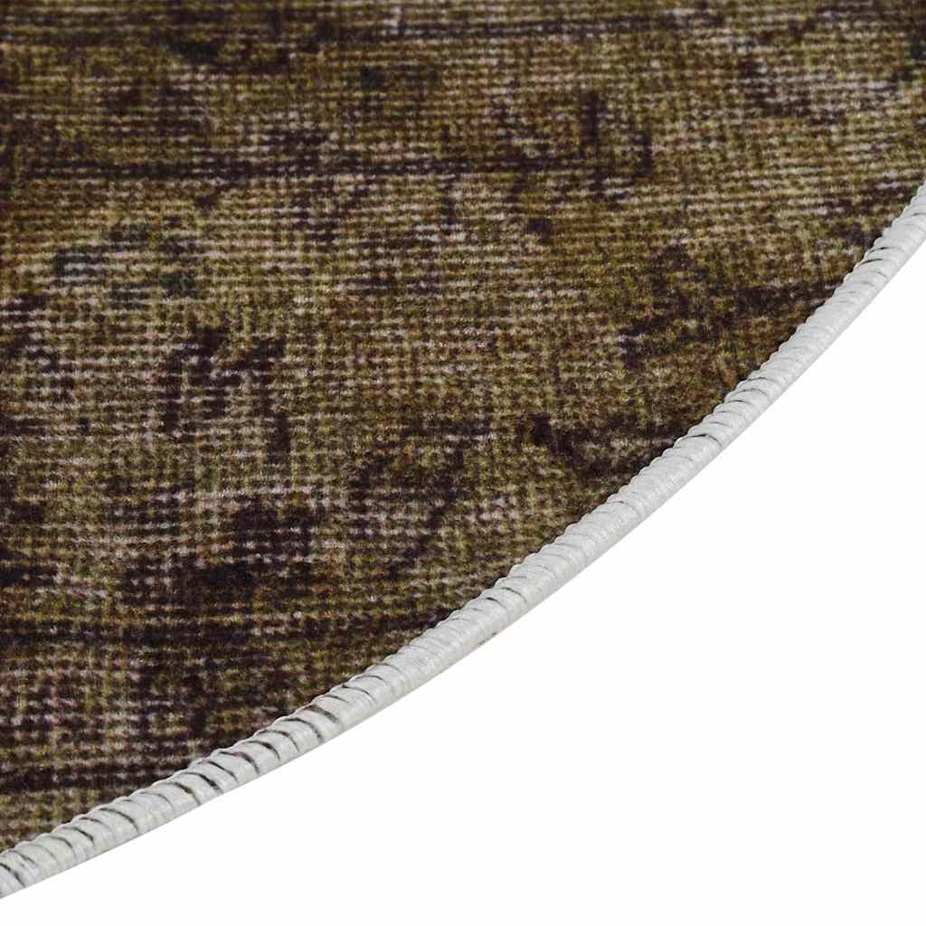 Tapete lavável φ120 cm patchwork multicor — foto 4