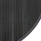 Tapete redondo 100 cm bambu cinzento — foto 5