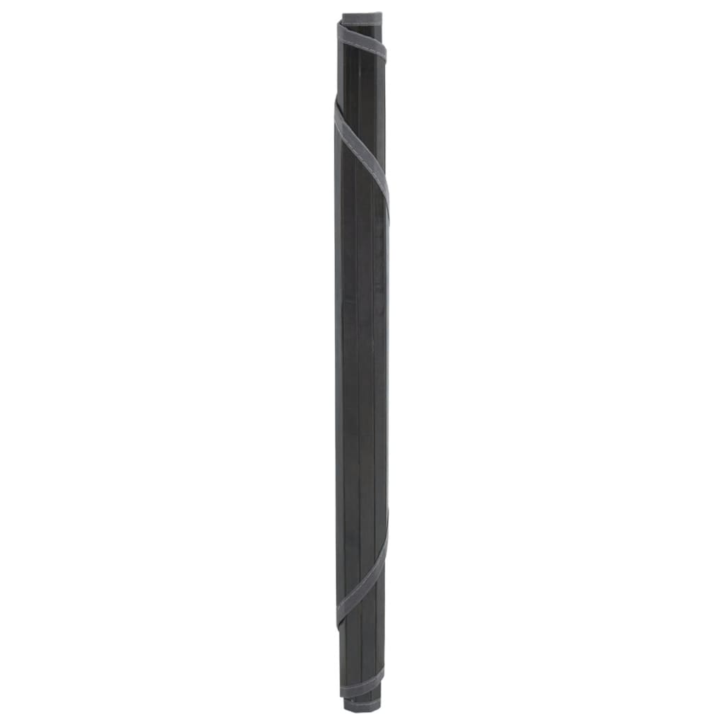 Tapete redondo 80 cm bambu cinzento — foto 2