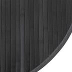 Tapete redondo 80 cm bambu cinzento — foto 5