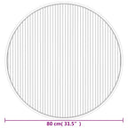Tapete redondo 80 cm bambu cinzento — foto 7