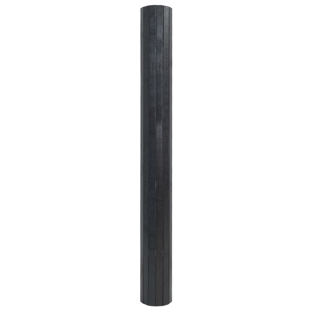 Tapete retangular 100x100 cm bambu cinzento — foto 2
