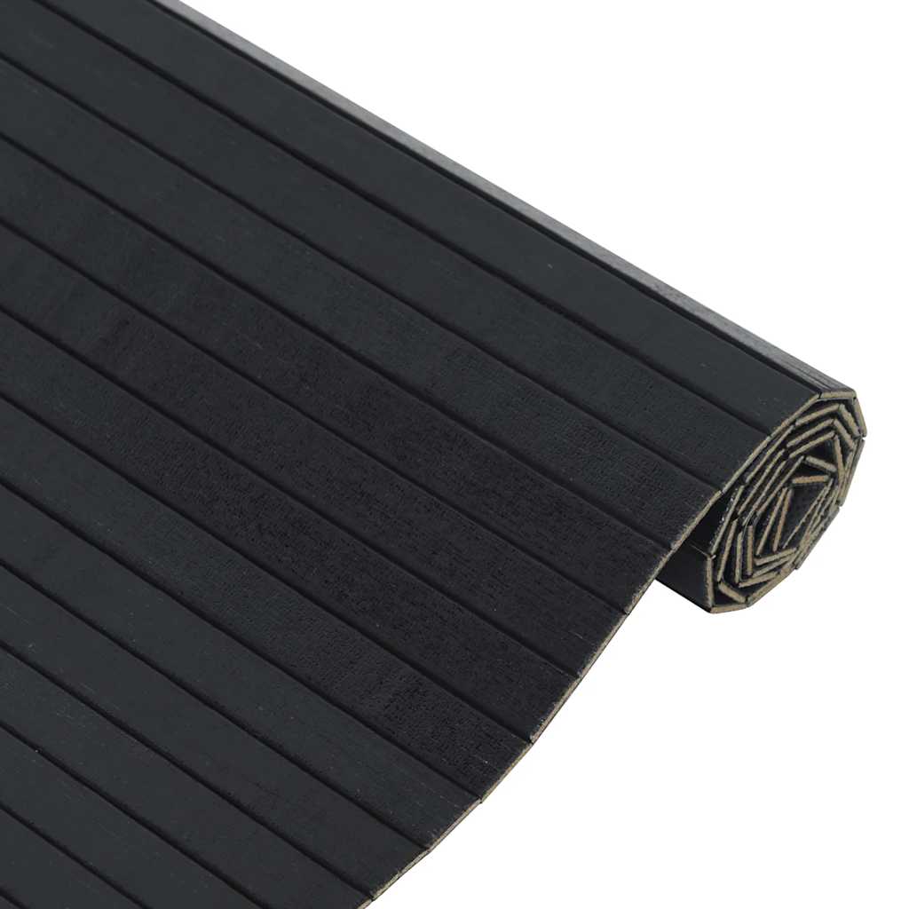 Tapete retangular 100x100 cm bambu preto — foto 3