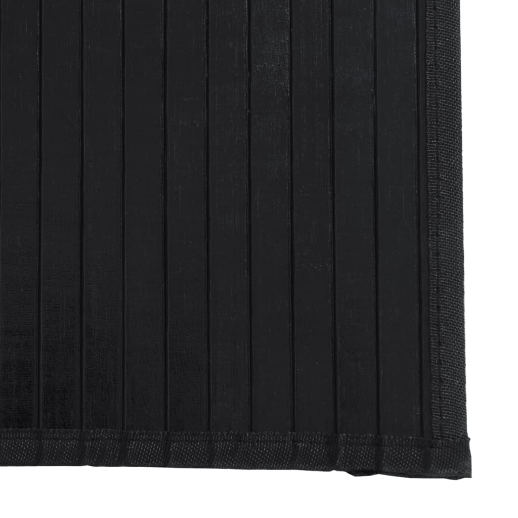 Tapete retangular 100x1000 cm bambu preto — foto 5