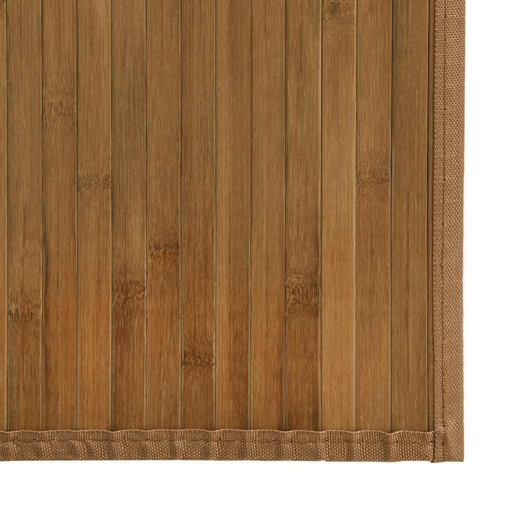 Tapete retangular 100x200 cm bambu castanho — foto 5