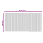 Tapete retangular 100x200 cm bambu cor natural clara — foto 7
