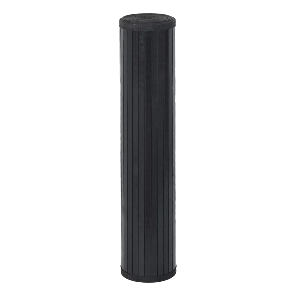 Tapete retangular 100x200 cm bambu preto — foto 2
