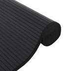 Tapete retangular 100x200 cm bambu preto — foto 3