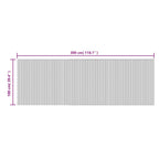 Tapete retangular 100x300 cm bambu castanho-escuro — foto 7