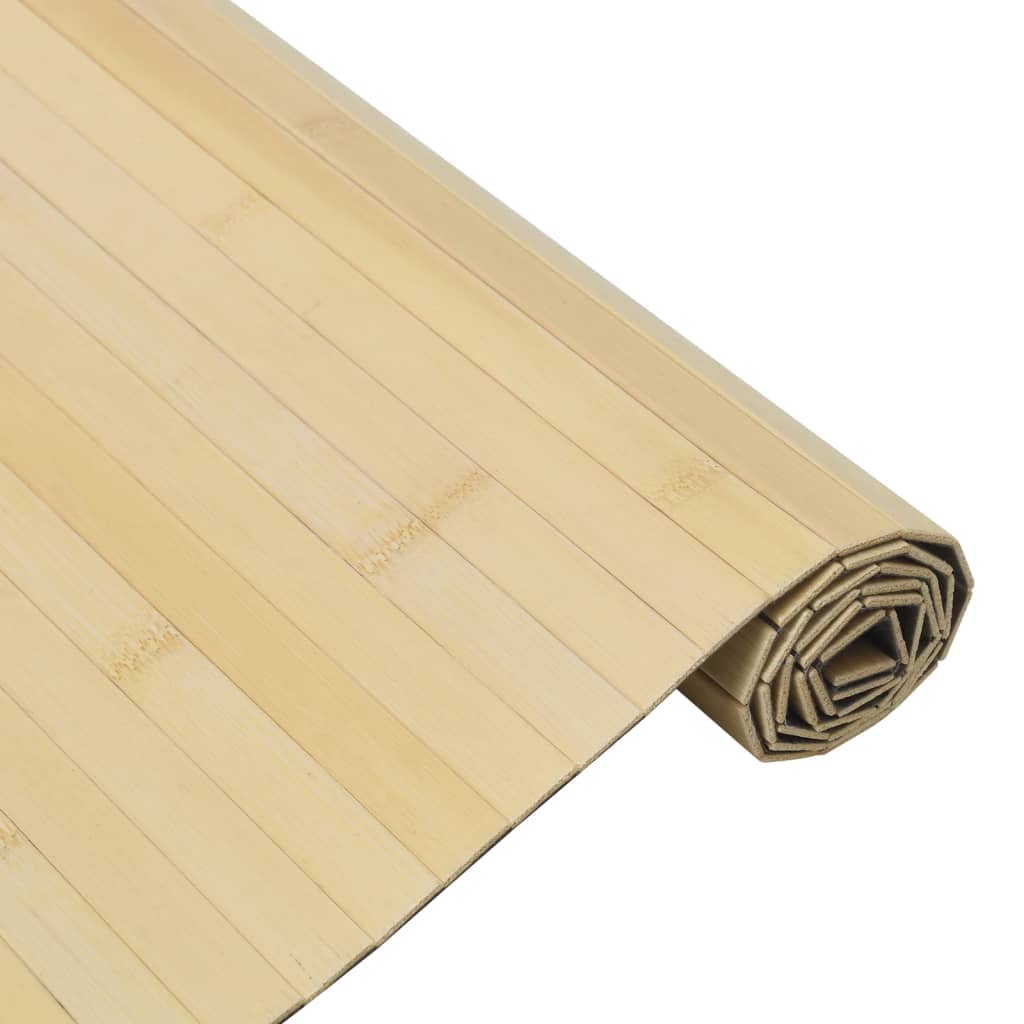 Tapete retangular 100x300 cm bambu cor natural clara — foto 3
